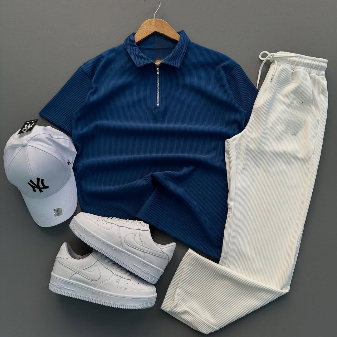 💥Ensemble half zipper (T-shirt +pantalon)