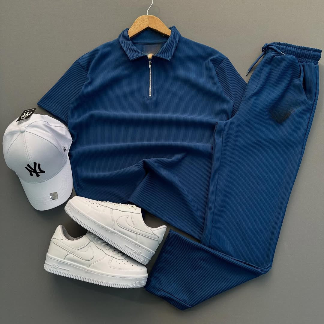 💥Ensemble half zipper (T-shirt +pantalon)