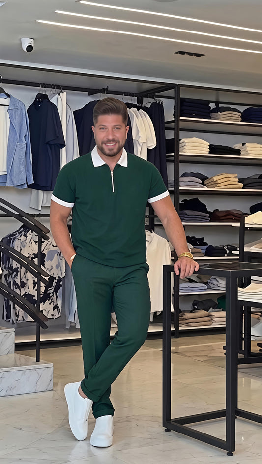 Ensemble Polo Zipper 😎