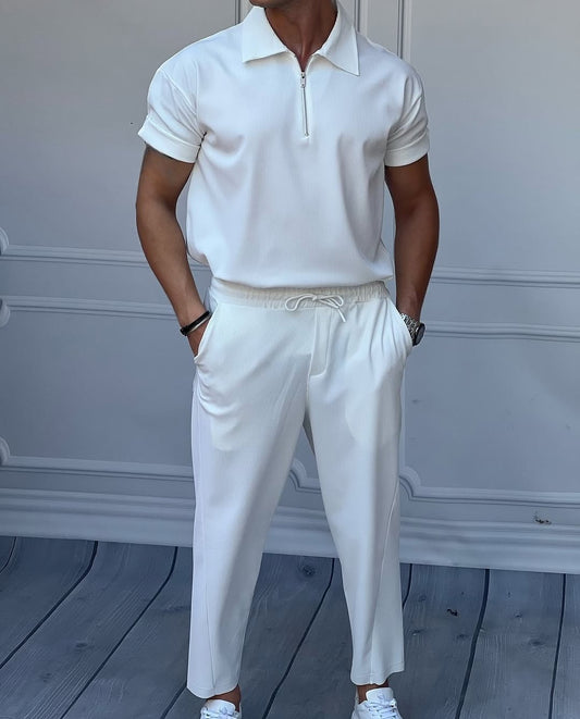 💥Ensemble half zipper (T-shirt +pantalon)