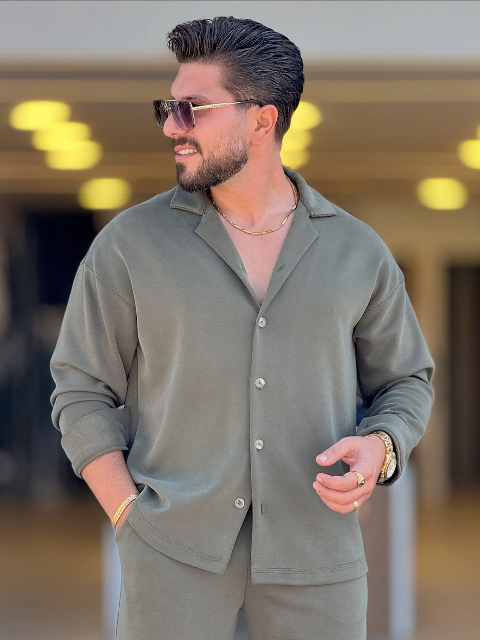 Tenue Décontractée Homme – Chemise + Pantalon