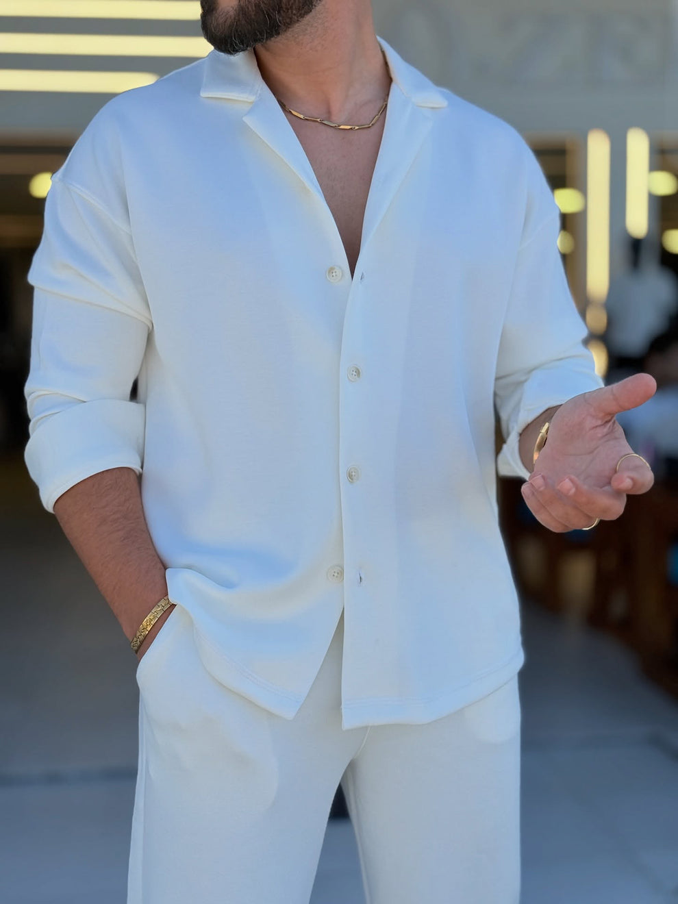 Tenue Décontractée Homme – Chemise + Pantalon